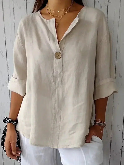 Jessa™ - Casual V-Neck Blouse