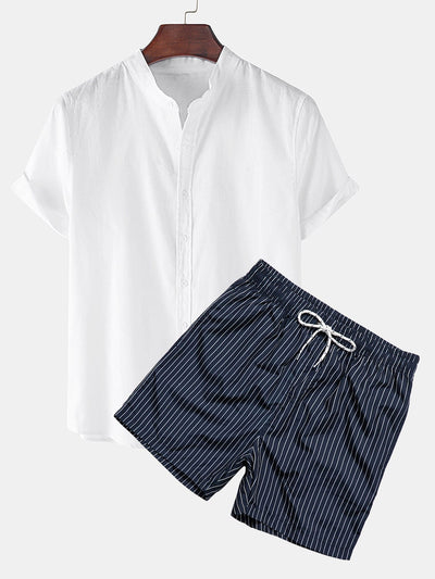 Rico | Classic Linen Look & Swim Combo