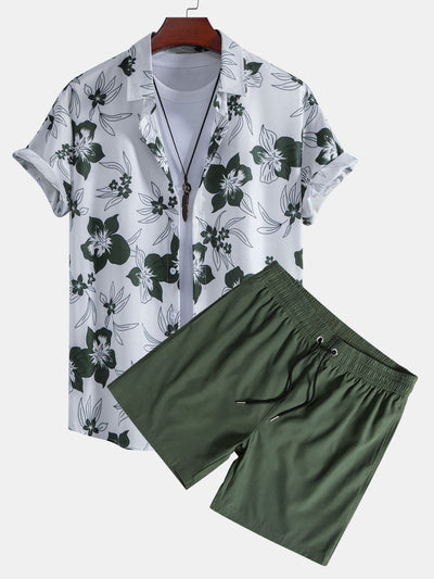 Val | Floral Shirt & Swim Shorts