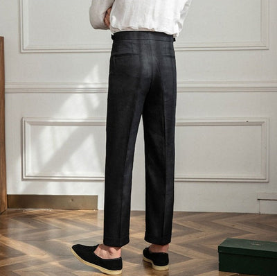 St. Barts | Linen Pleated Trousers