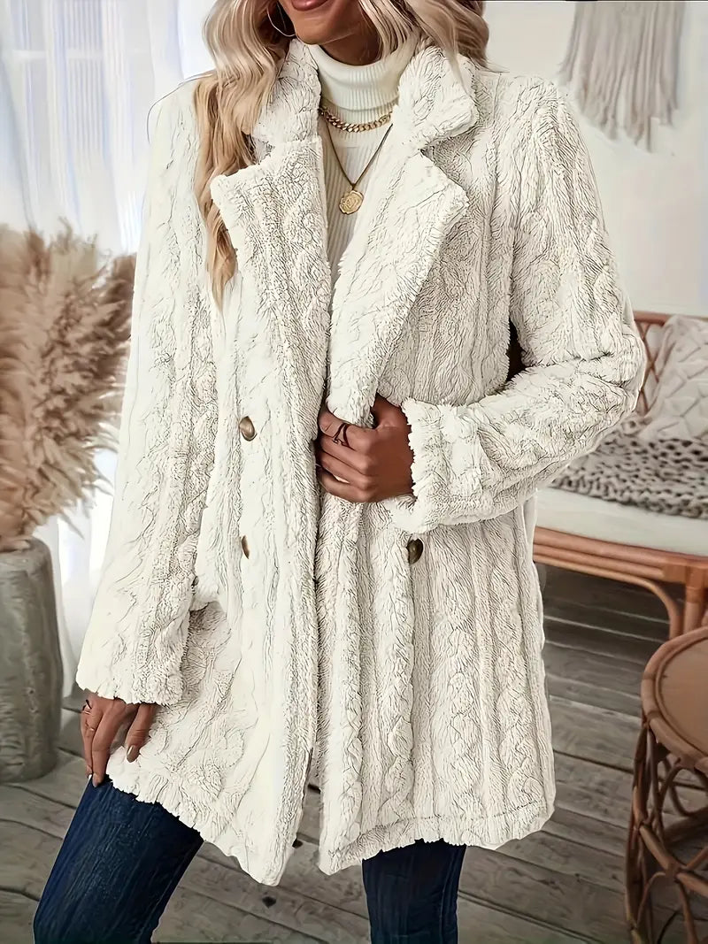 Seraphina™ - Textured Winter Coat