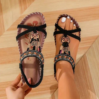 Katherine - Boho Flat Sandals