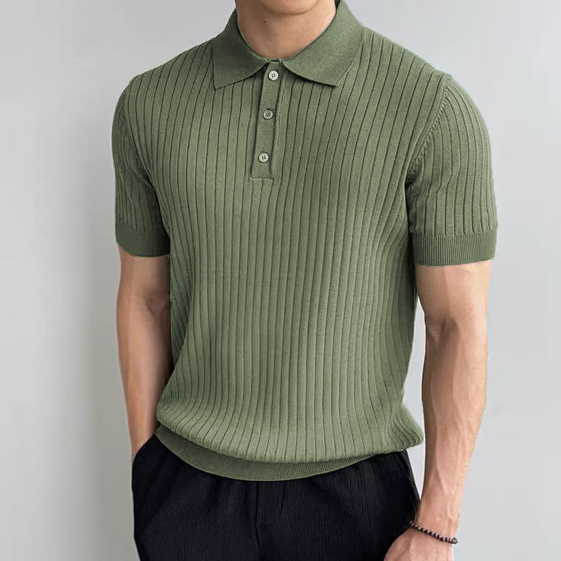 Nico | Vertical Knit Polo