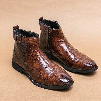 Hamilton | Leather Boots with Buckle