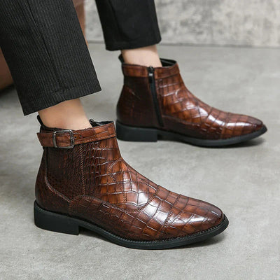 Hamilton | Leather Boots with Buckle