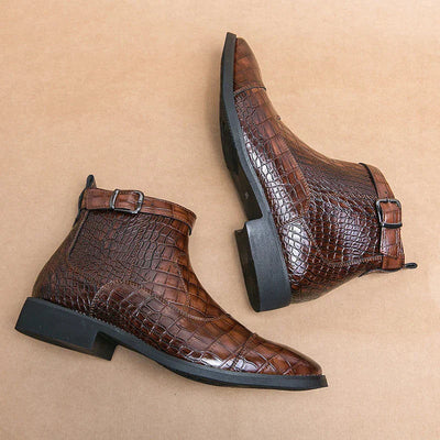 Hamilton | Leather Boots with Buckle