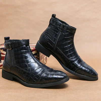 Hamilton | Leather Boots with Buckle