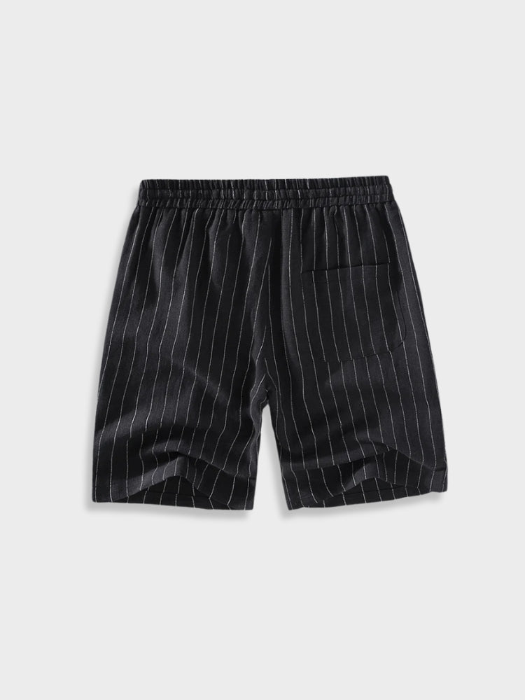 Jarek | Thin Pinstripe Shorts