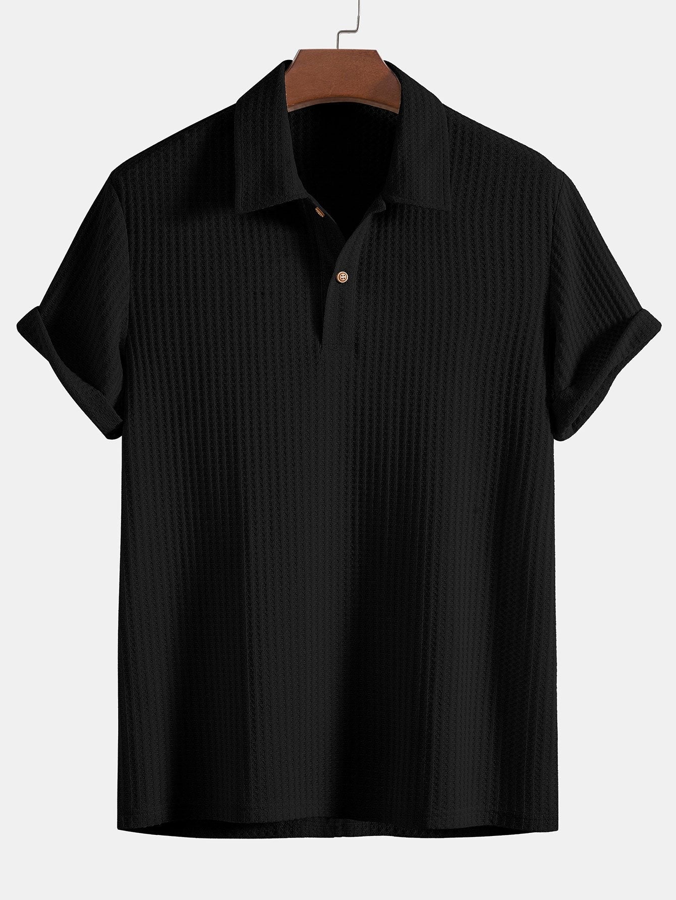 Feran | Knitted Waffle Polo